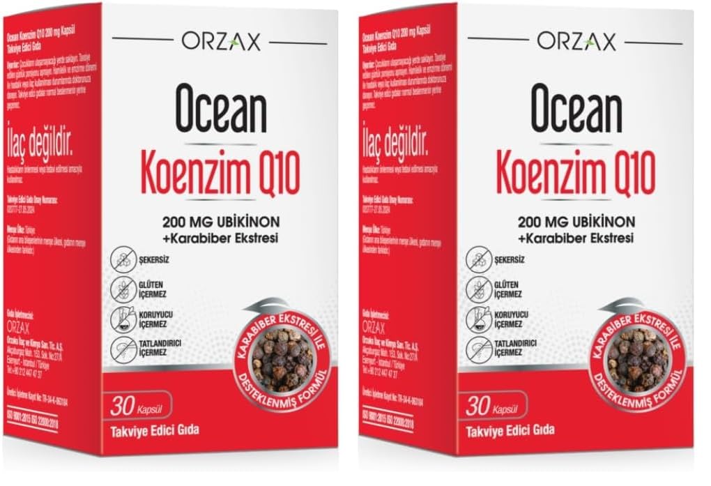 NEVKA Ocean Coq10 200 Mg 30 Kapsül (2 paketi)