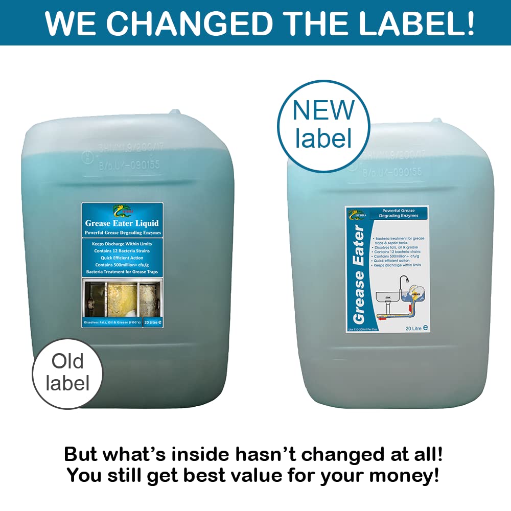 Buy Grease Trap Enzyme Cleaner +Degreaser +Drain Maintain HYDRA Grease