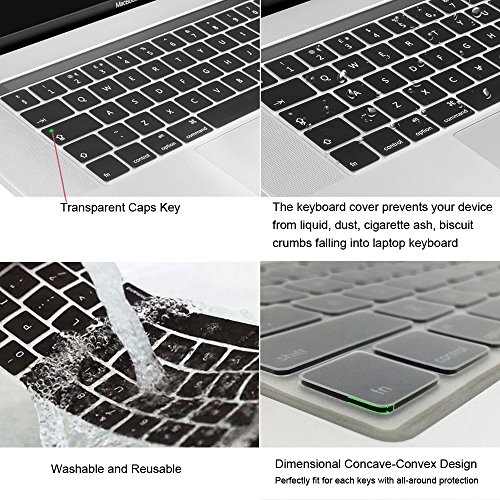 Proelife Ultra Thin Korean Keyboard Cover Skin For Macbook Pro 13 Inch 2022 2021 2020 thumb #6