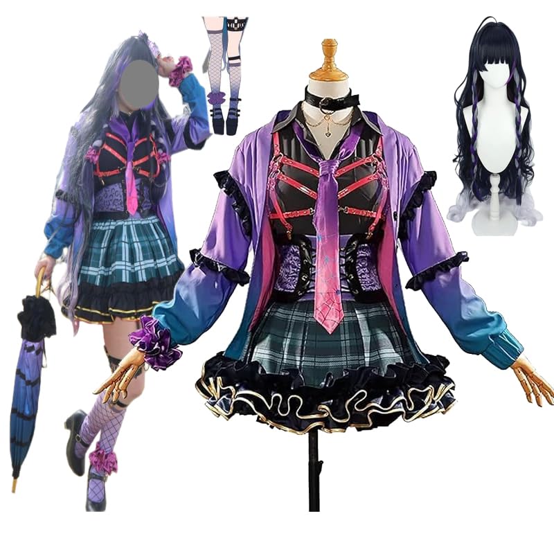 Amazon.co.jp: [PWPCOS] 狂蘭メロコ コスプレ 衣装 バーチャルYouTuber