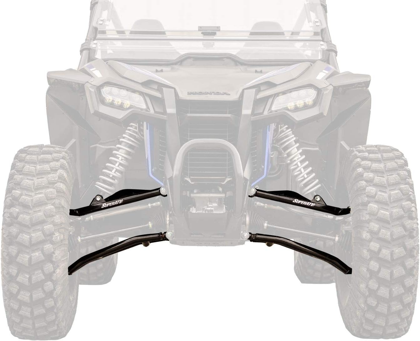 SuperATV 1.5" Forward Offset A Arms Compatible with Honda Talon 1000X 2019+ / Talon 1000X-4 2020+| Fit up to 34" Tires | 1.5" Tubing 25% Larger Than Stock | Heavy Duty Preinstalled Ball Joints
