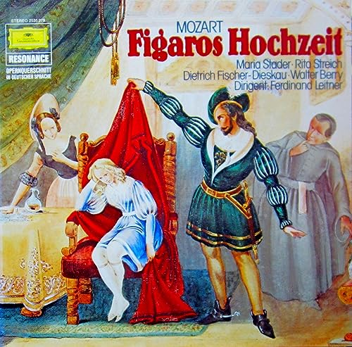 Photo de Mozart: Figaros Hochzeit (Opernquerschnitt in deutscher Sprache - Berlin 1962) [Vinyl LP] [Schallplatte]