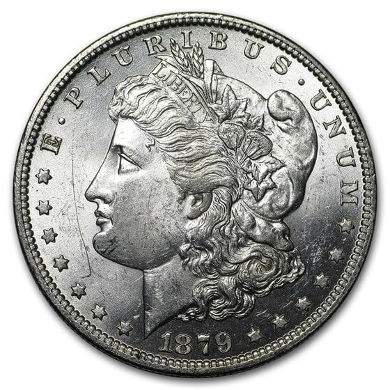1879 O Morgan Silver Dollar $1 Brilliant Uncirculated