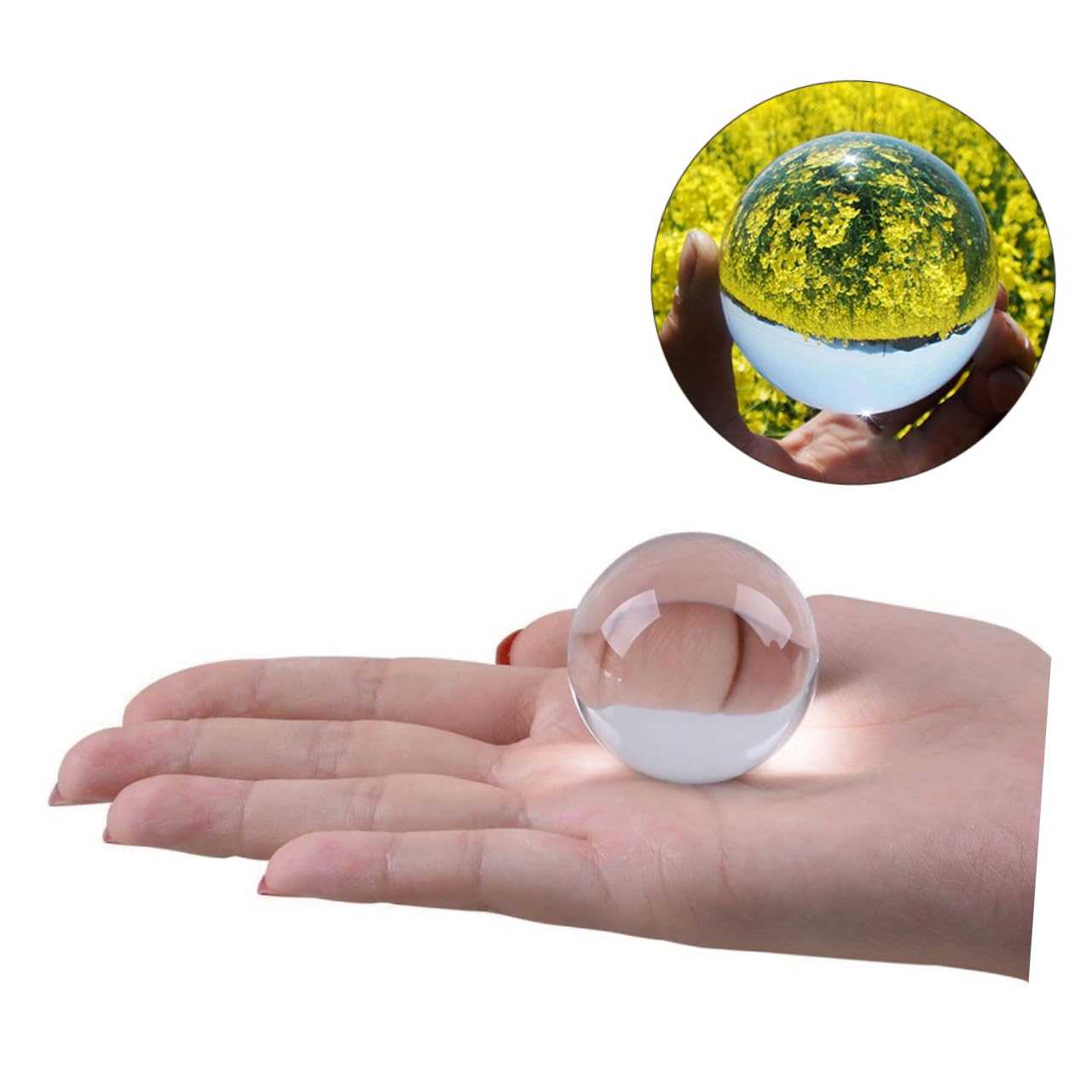 Amazon.co.jp: VINTORKY ミニクリスタル 水晶球ボール
