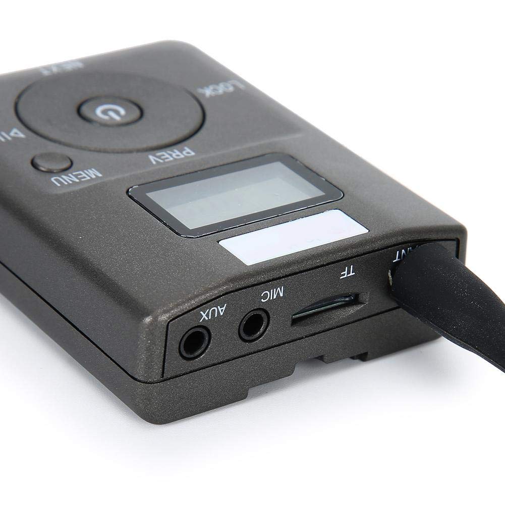Transmisor FM, Adaptador de Audio portátil, Transmisor FM inalámbrico de Baja Potencia de 3,5 mm, Adaptador de transmisión de Radio estéreo, Mini Transmisor inalámbrico