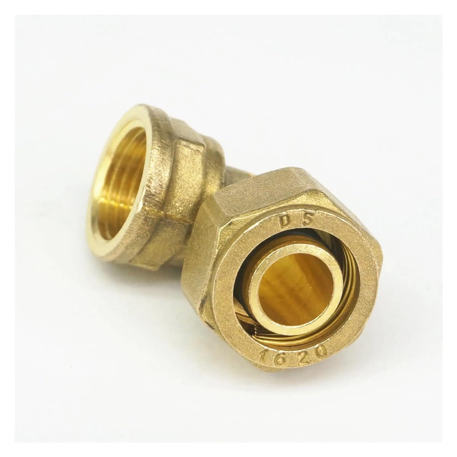Qmiqxiws Women's One Color Fit Pex-Al-Pex Tube I.dxo.d 12X16/14X18/16X20/20X25/26X32mm- 1/2" 3/4" 1" Bsp Elbow Brass Pipe Fitting Solar Water Heater(20X25mm,1")