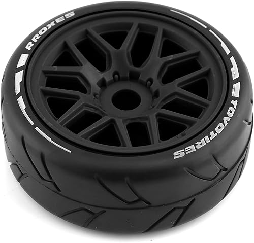 Miniatura 37 de Lifehead 1/8 Escala 4.055 in Diámetro Exterior RC Flat Track Car Rally Coche Neumáticos y llantas para HPI WR8 HSP Hobao ARRMA Redcat Losi Kyosho