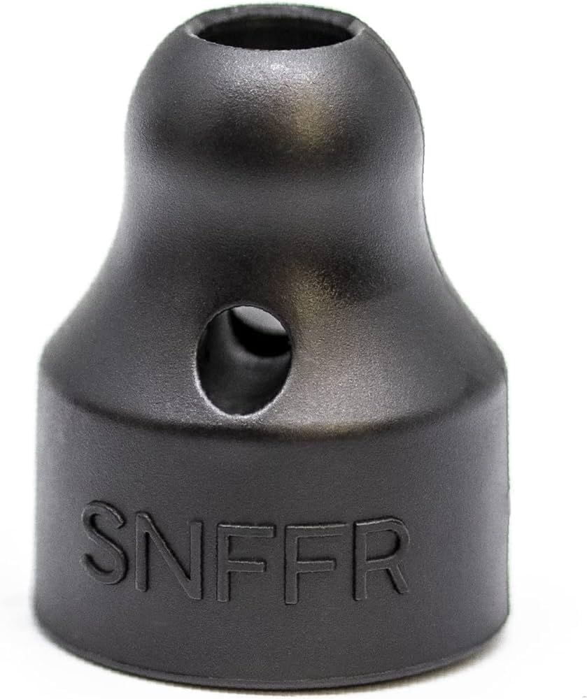 Xleathers XTRM SNFFR The Sensational Aroma Amber Bottles Screw Attachment on Your Bottle (Solo Small Black)