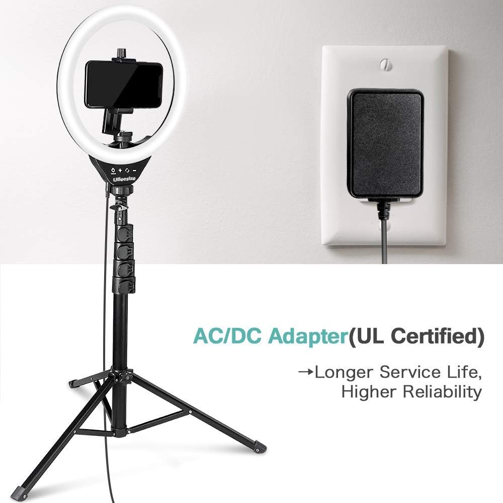 🔥 Flаѕh Sаlе UBeesize 10’’ Ring Light with Tripod, Selfie Ring Light with 62’’ Tripod Stand, Light Ring for Video Recording & Live Streaming(YouTube, Instagram, TIK Tok), Compatible with Phones and Cameras Exсluѕіvе Sресіаl UBeesize 10’’ Ring Light with Tripod, Selfie Ring Light with 62’’ Tripod Stand, Light Ring for Video Recording & Live Streaming(YouTube, Instagram, TIK Tok), Compatible with Phones and Cameras