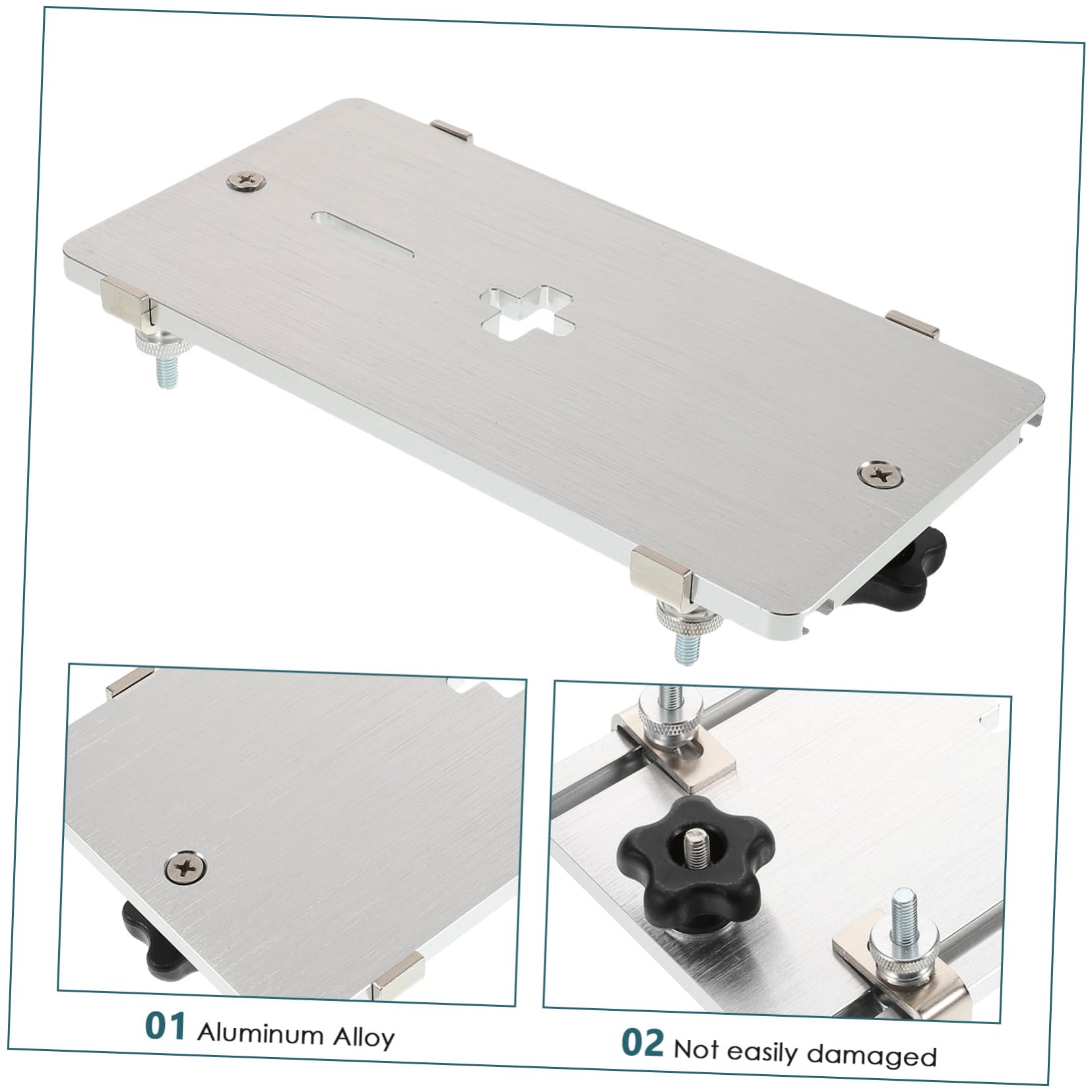OSALADI Elektrische Stichsäge für Holzbearbeitung Wendeplatte aus Aluminiumlegierung Präzises Schneiden Multifunktionswerkzeug für Heimwerker