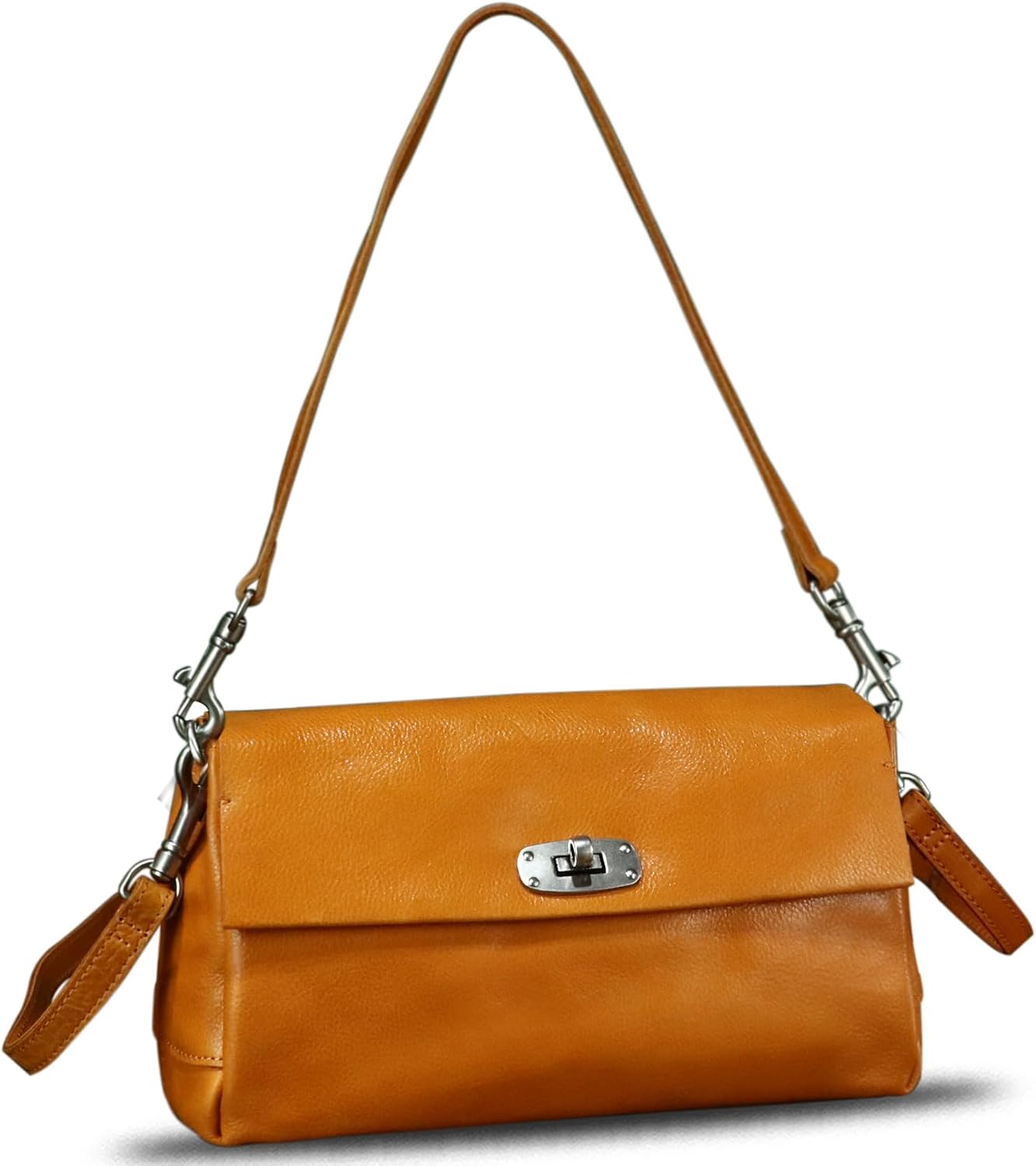 Genuine Leather Shoulder Bag for Women Hobo Crossbody Bag Designer Satchel Purse Handbag