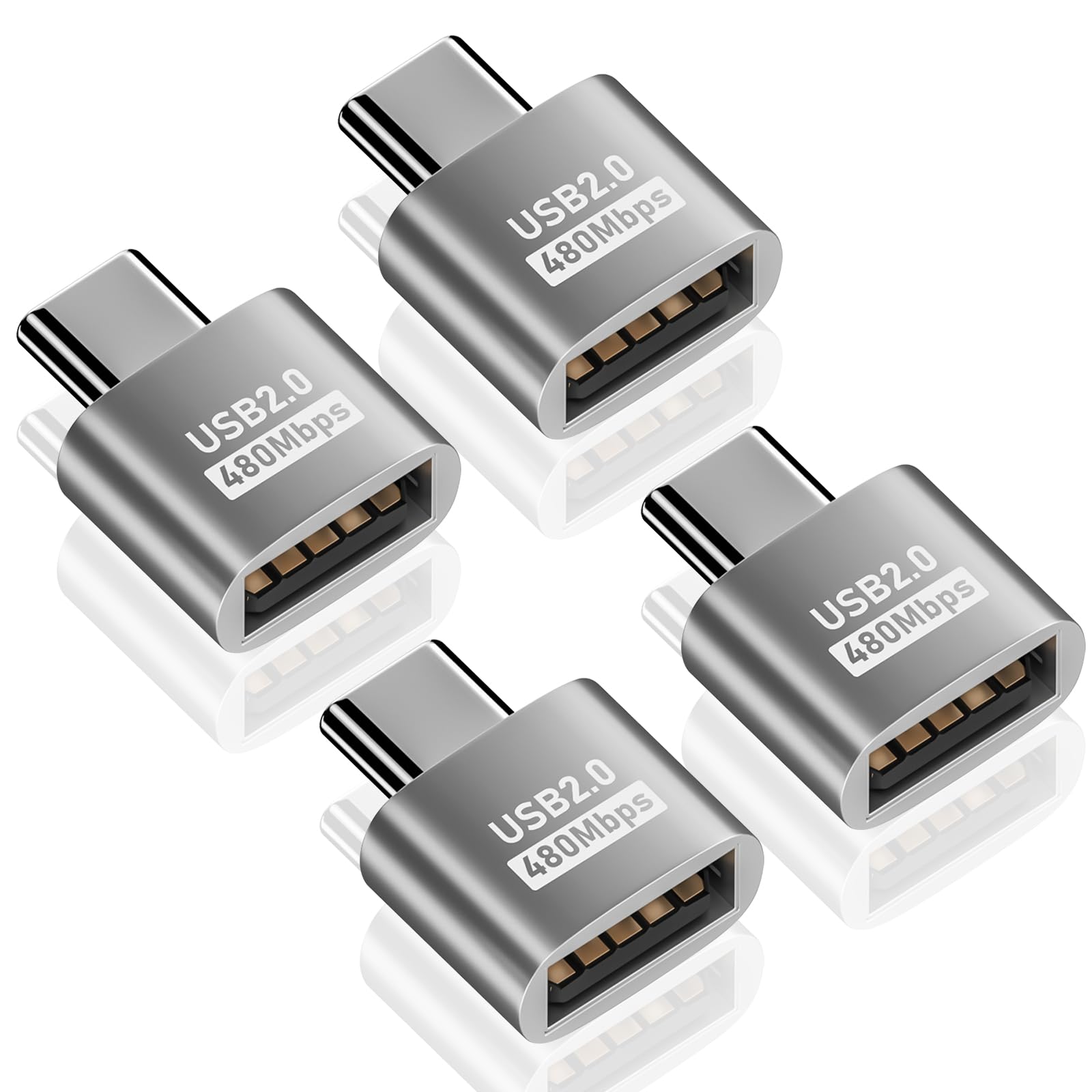 Duttek Adaptador USB A Hembra A USB C Hembra 3.1 Gen2, 10Gbps Adaptador