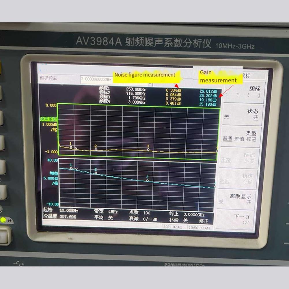 Joselin 100M-6GHZ 20DB Ultra Low Noise LNA Verstärker =0.3 Drive Signal Receiver - Leistungsverstärker