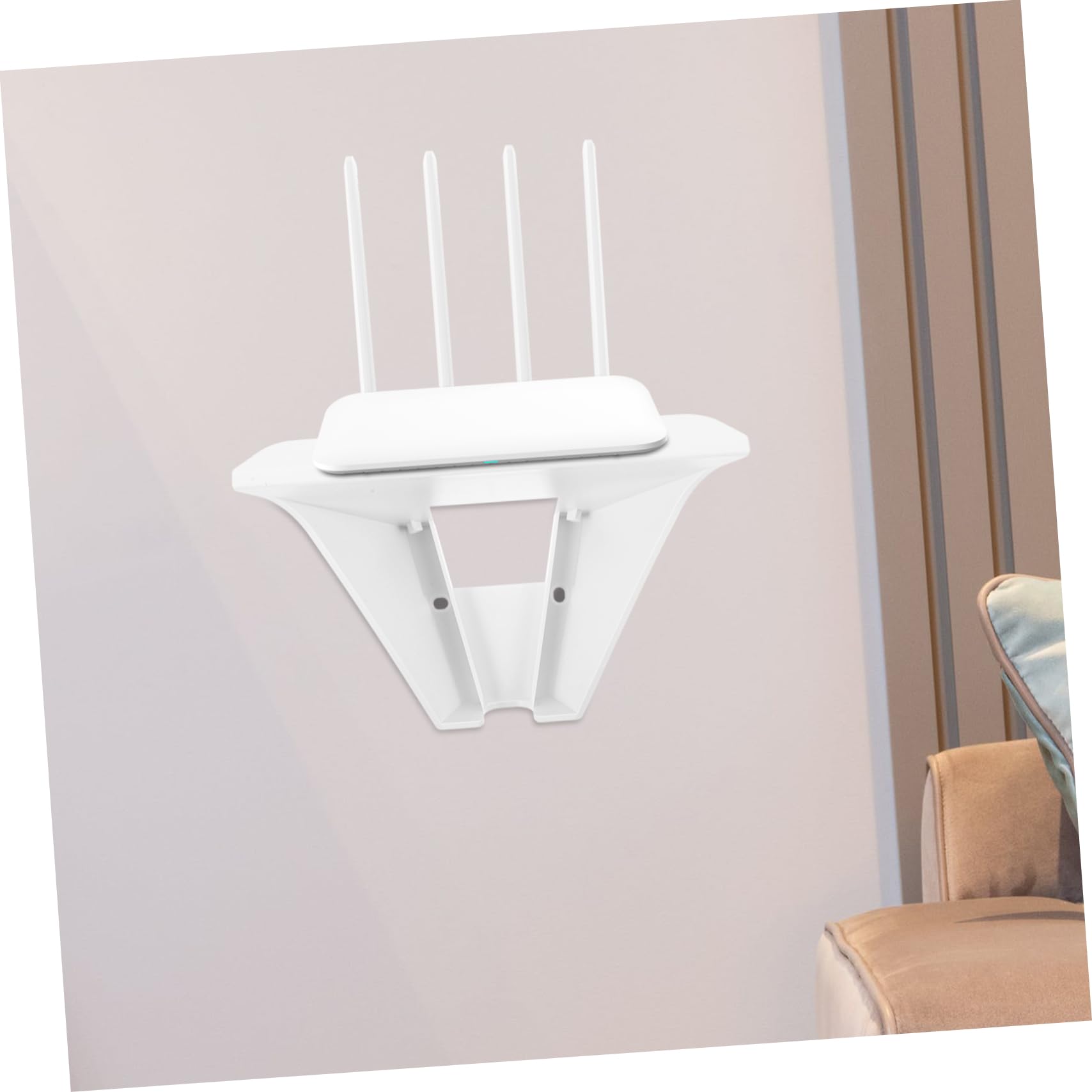 Gatuida Router Wall Mount Holder Durable Bracket for Spacex Easy Installation Space-Saving Design Compatible with Mesh Routers Securely Supports Stability