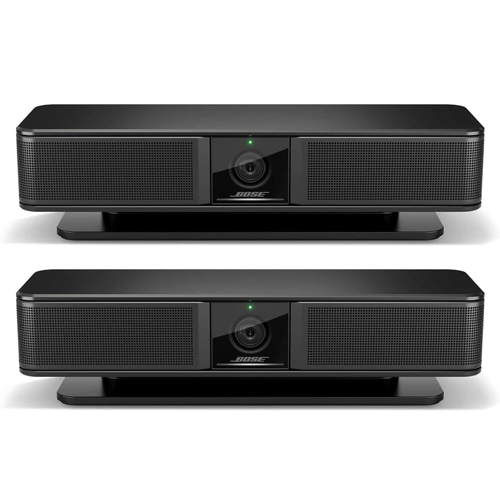 Bose Dual Pack Videobar VB-S, All-in-One USB Conferencing Device 4K Camera Beamforming Mics | Dual 2-Pack Bundle