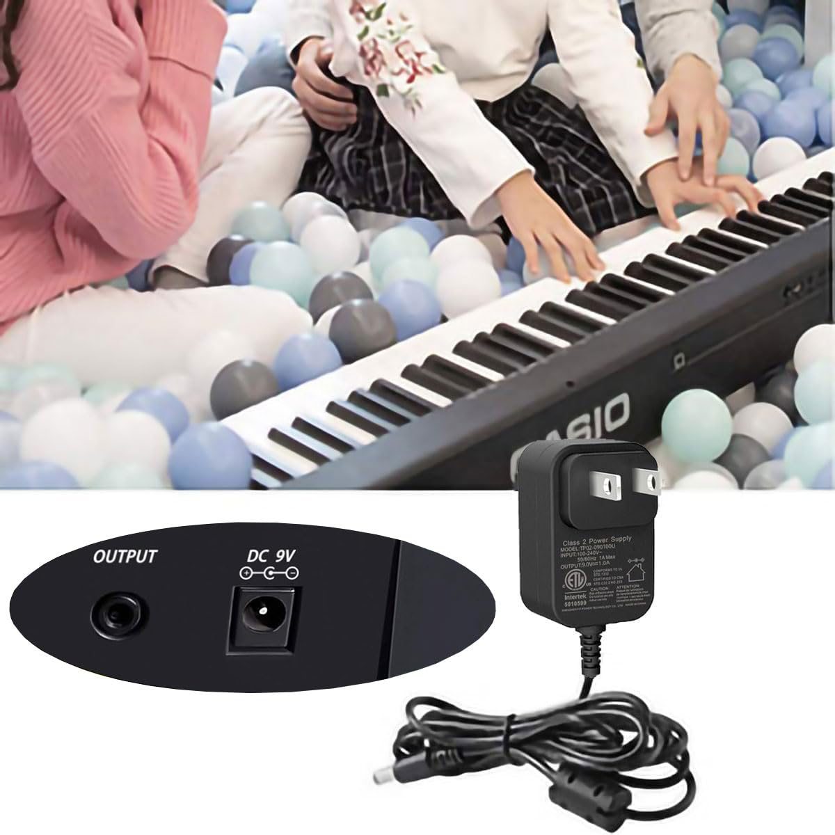 Dc 9v Power Cord For Casio Keyboard Wk 110 Wk Desertcart UAE