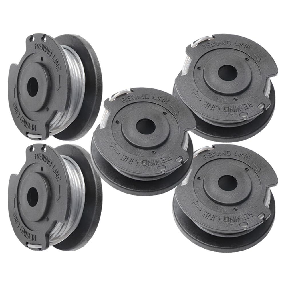 Txdzking 5 Pcs Trimmer Spool Lines Compatible With Bosch Art23 26 Sl Easygrasscut 18/23/26/18-230/18-260 And Grass Trimmer F016800569 F016800385, Autofeed Nylon Spools