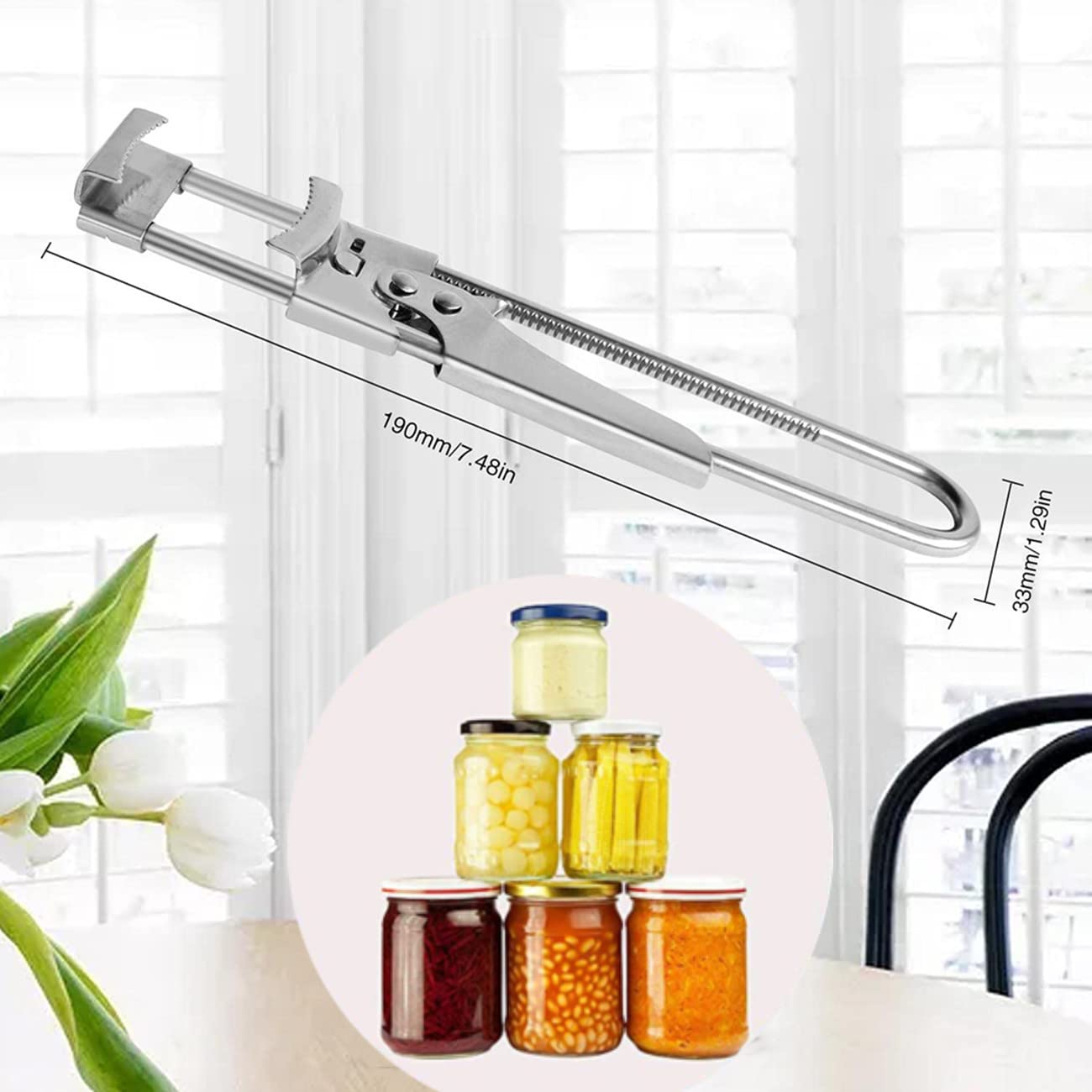 2 STKS Multifunctionele Plastic Flesopener, Opener voor Artritis Handen, Antislip blikopener, Eenvoudige blikopener, Draagbare Handmatige Opener, Opener Deksel Twist Off, Keuken Tool om Jar Deksels te openen