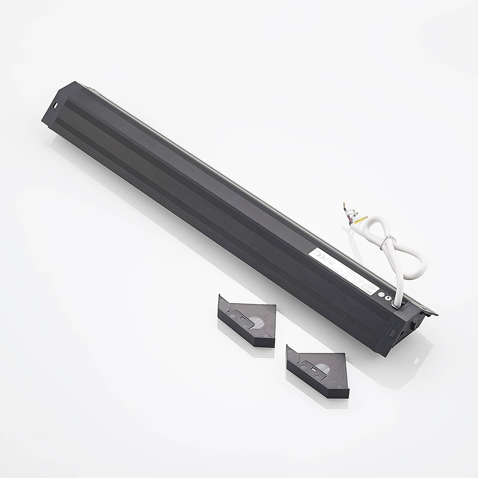 Arcchio LED Unterschrankleuchten Ovano (Modern) in Schwarz aus Aluminium (1 flammig,) - Unterbauleuchten Wohnzimmerleuchte