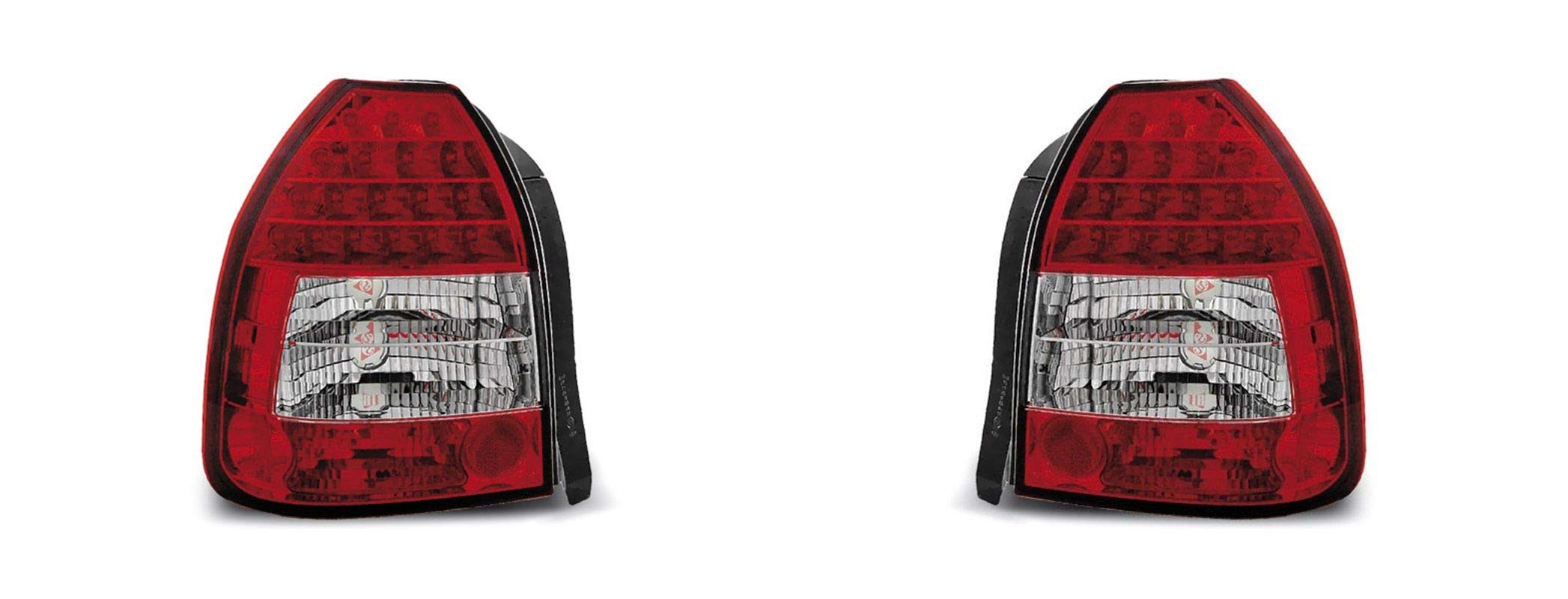 Spyder LED Tail Lights Honda Civic EK Hatch (19962000) Red, 49 OFF