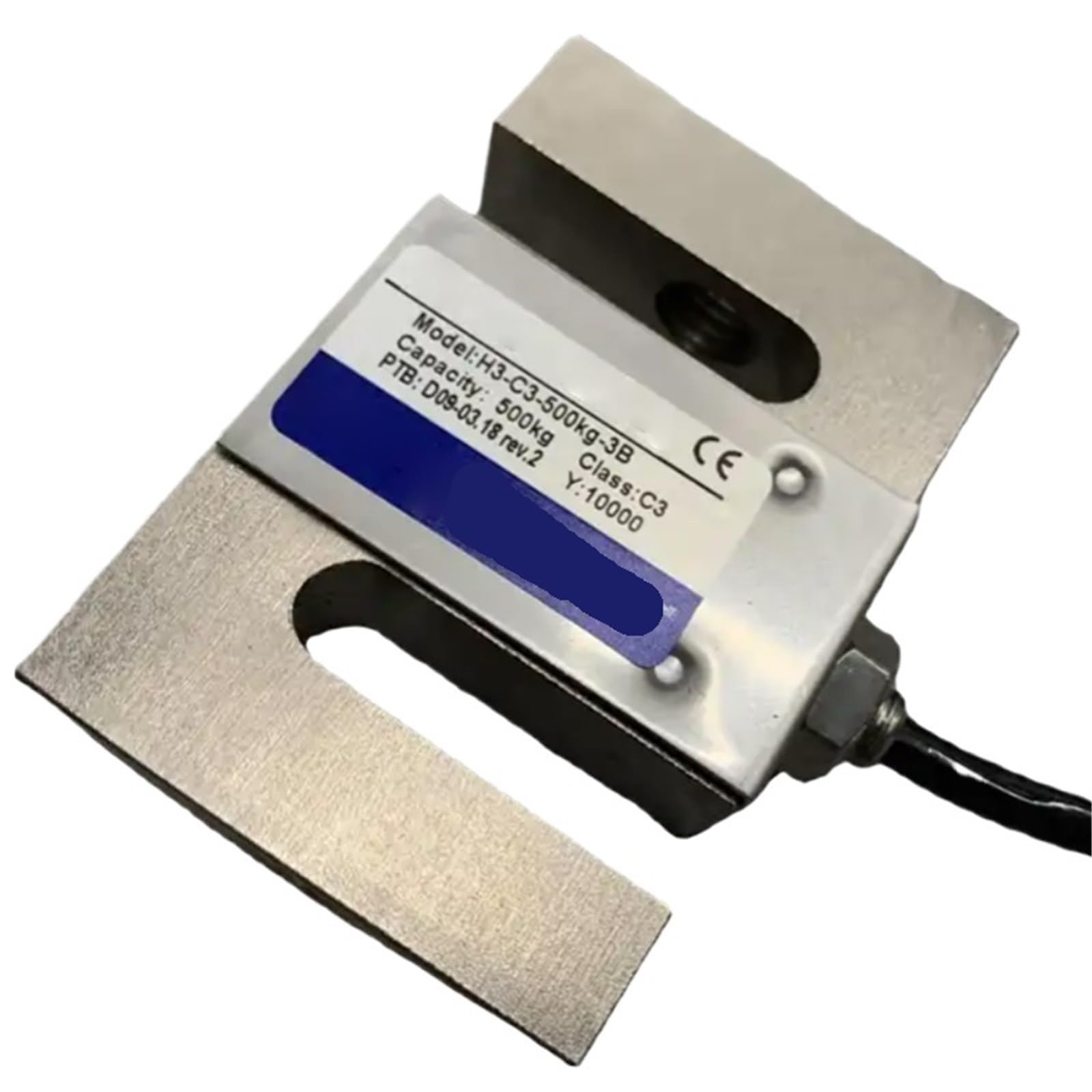 SBSSYVLMV 1pcs H3-C3-500KG-3B Weighing Sensor s-Type Tension Load Cells 50KG 100KG 200KG 500KG(H3-c3-100kg-3b)
