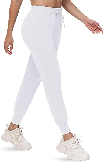 CAMPSNAIL Joggers for Women with Pockets - Womens Sweatpants Yoga Lounge Relaxed-fit Pants for Workout Running
