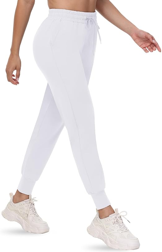CAMPSNAIL Joggers for Women with Pockets - Womens Sweatpants Yoga Lounge Relaxed-fit Pants for Workout Running