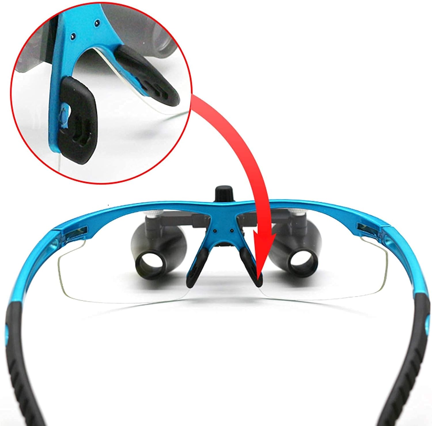 Magnifyiglasses, Magnifier with Light, Dental Loupes, Loupe with Led Headlight, Optical Glassp, 3.5X420Mm Workidistance, Portable Head Surgical Binocular, Aluminum Box