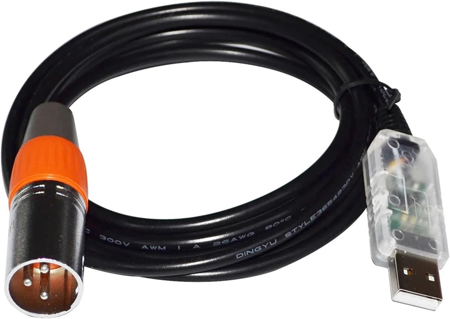 FT232RL CHIP USB to XLR 3PIN Male RS485 Converter Serial Cable for Audio Processor to PC(1m,Color C)