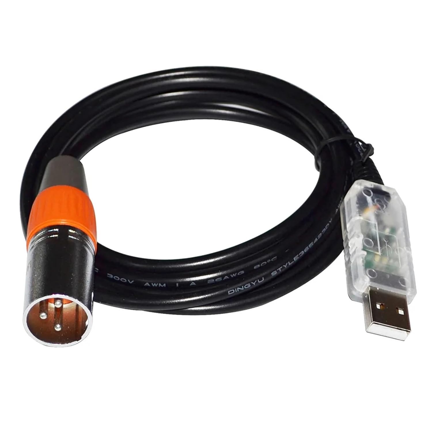 FT232RL USB to XLR 3PIN Male Adapter Converter RS485 Serial Cable for Audio Processing Device DPA-A DPA240P DPA260P(1m,Color C)