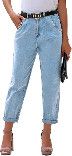 Pantalones vaqueros de cintura alta con bordado de globo para mujer,  pantalón vaquero liso con bordado de globo, largo, color azul,  otoño|Pantalones y pantalones capri| - AliExpress