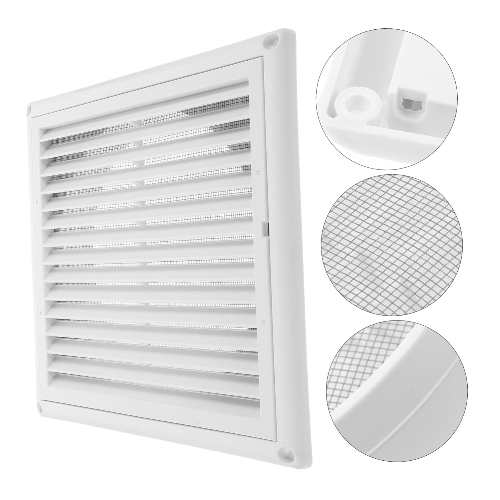 2 Piezas Rejilla de campana de escape rejilla de ventilación de baño rejilla de aire acondicionado rejillas de ventilacion rejilla ventilacion baño rejilla de aire de plastico