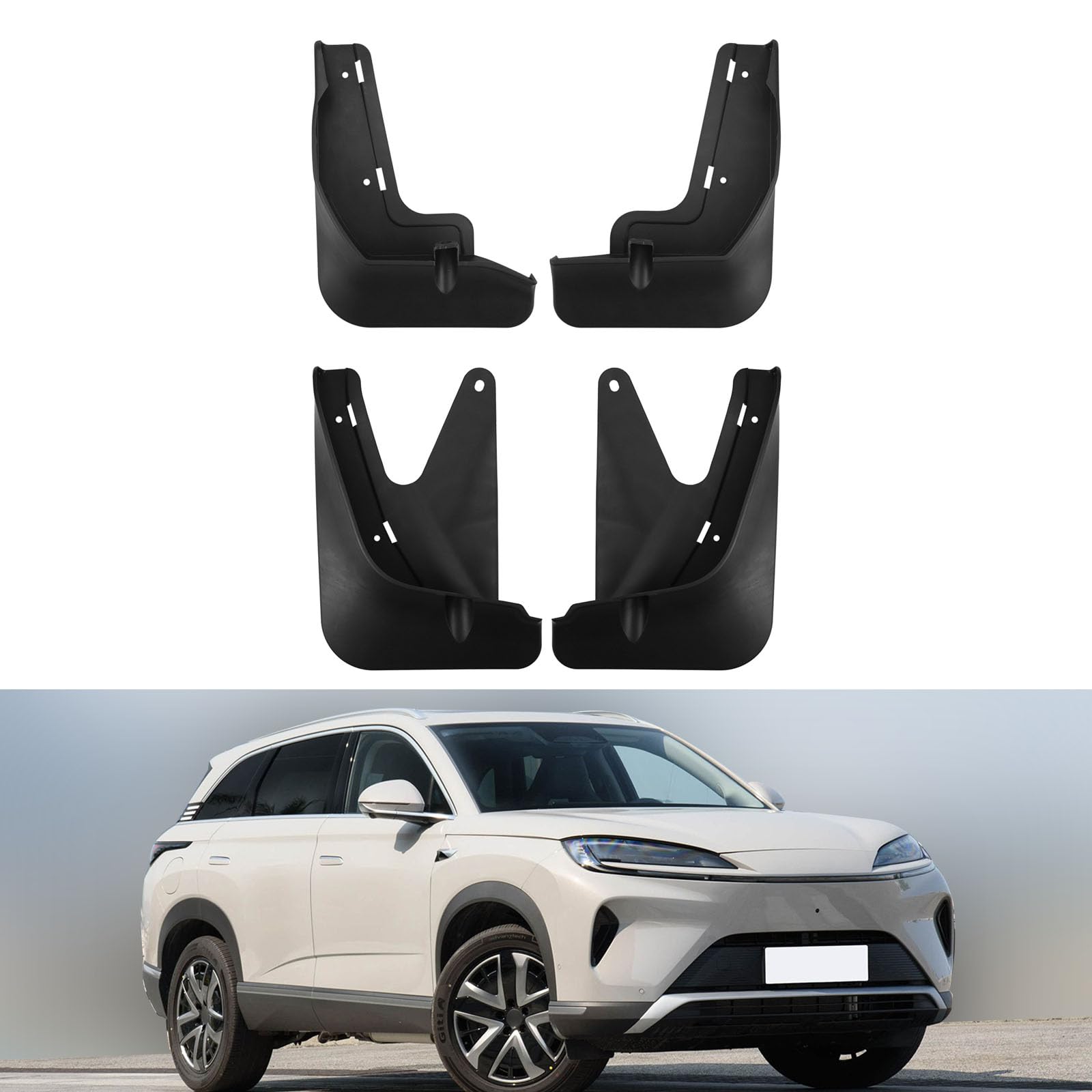 JGQFB Car Mudguards,Compatible with BYD SEA Lion 07 DM-i 2025,Auto Parts