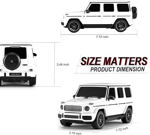 Miniatura 2 de Coche a control remoto a escala 124 para Mercedes G63, 2.4 GHz, modelo todoterreno de 2.4 GHz, vehículo eléctrico de carreras deportivas, regalo