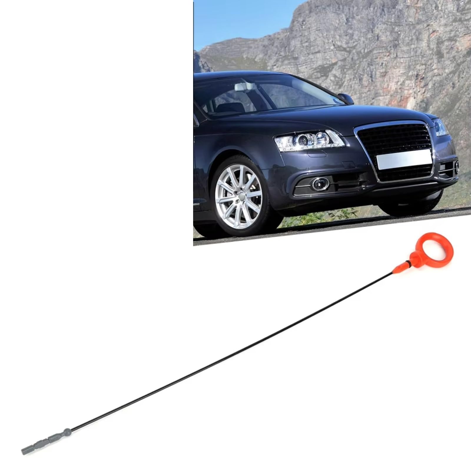 Drążek poziomu oleju silnika do Audi A4 Avant 2005-2008, Audi A4 S4 Avant, Audi Qu 2005-2008, wskaźnik poziomu oleju silnikowego, skala sterowania, miernik 06E115611E