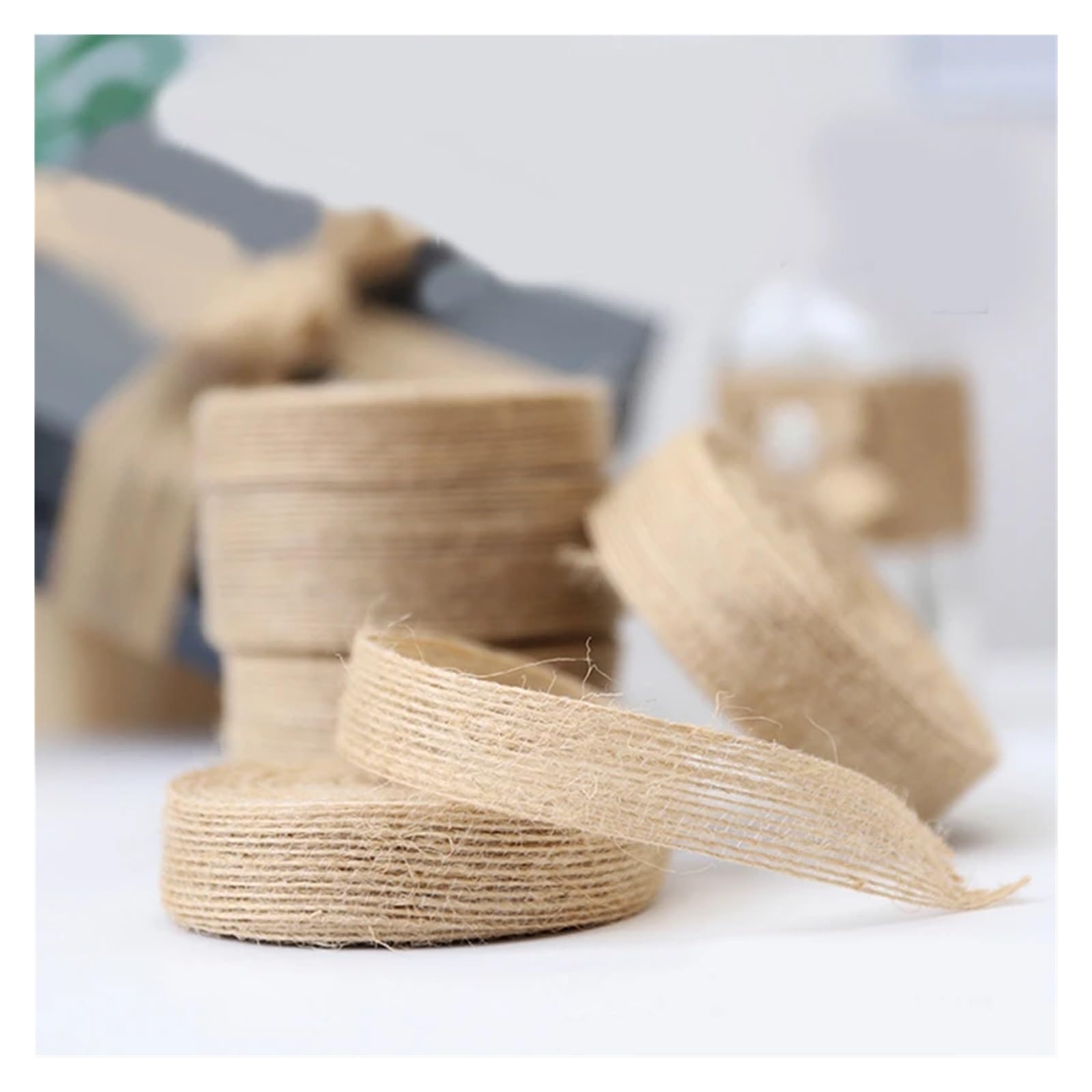 wstążka jutowa, Wstążka jutowa w rolkach 10M 1,5-3,8cm(3.8cm)
