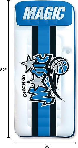 Miniatura 5 de Poolmaster NBA - Tumbona inflable grande para colchón de piscina