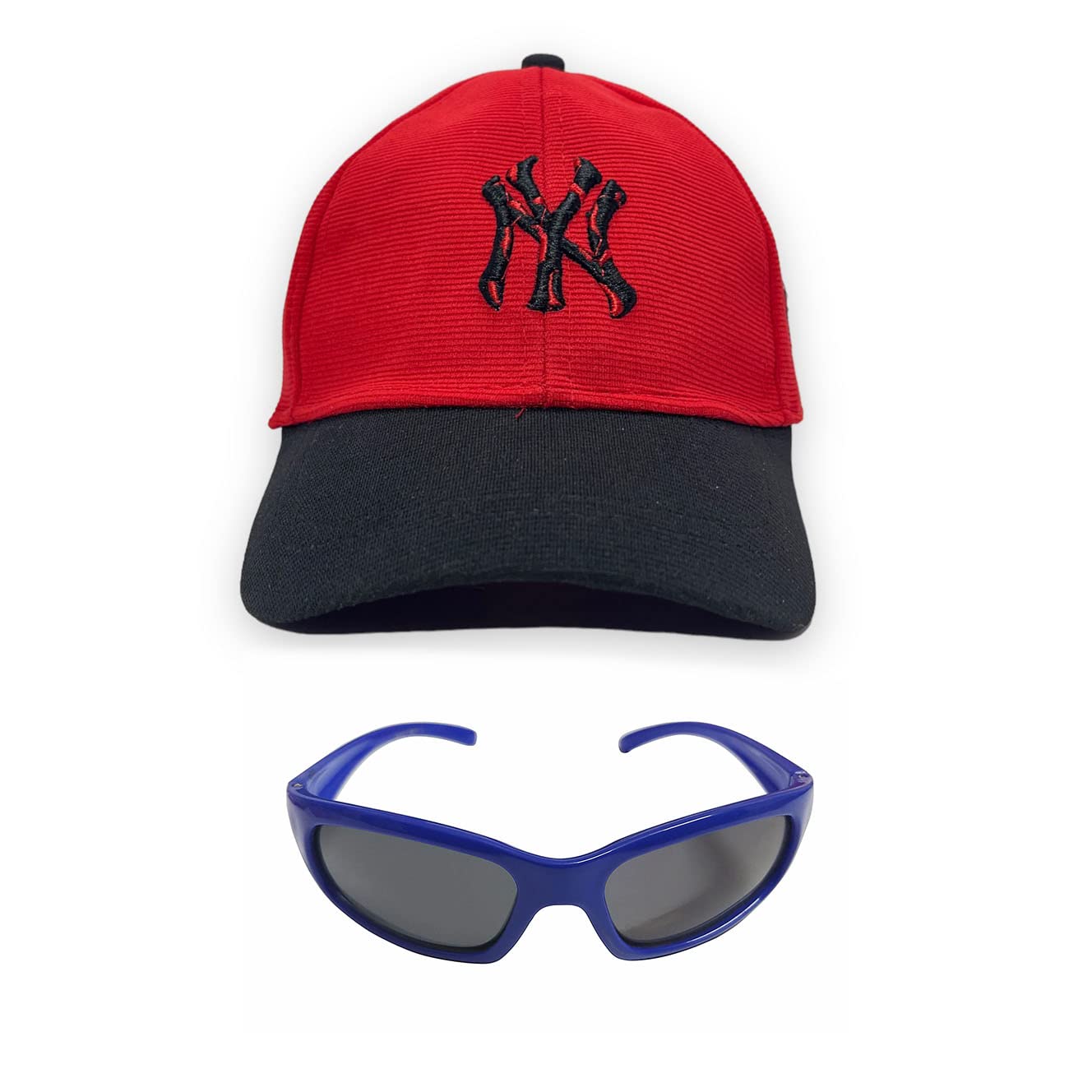 Mee TrendKids Summer Spical Combo of Baseball Cap & Sunglass Suitable for Boy & Girls (Age 4 to 8 yrs)
