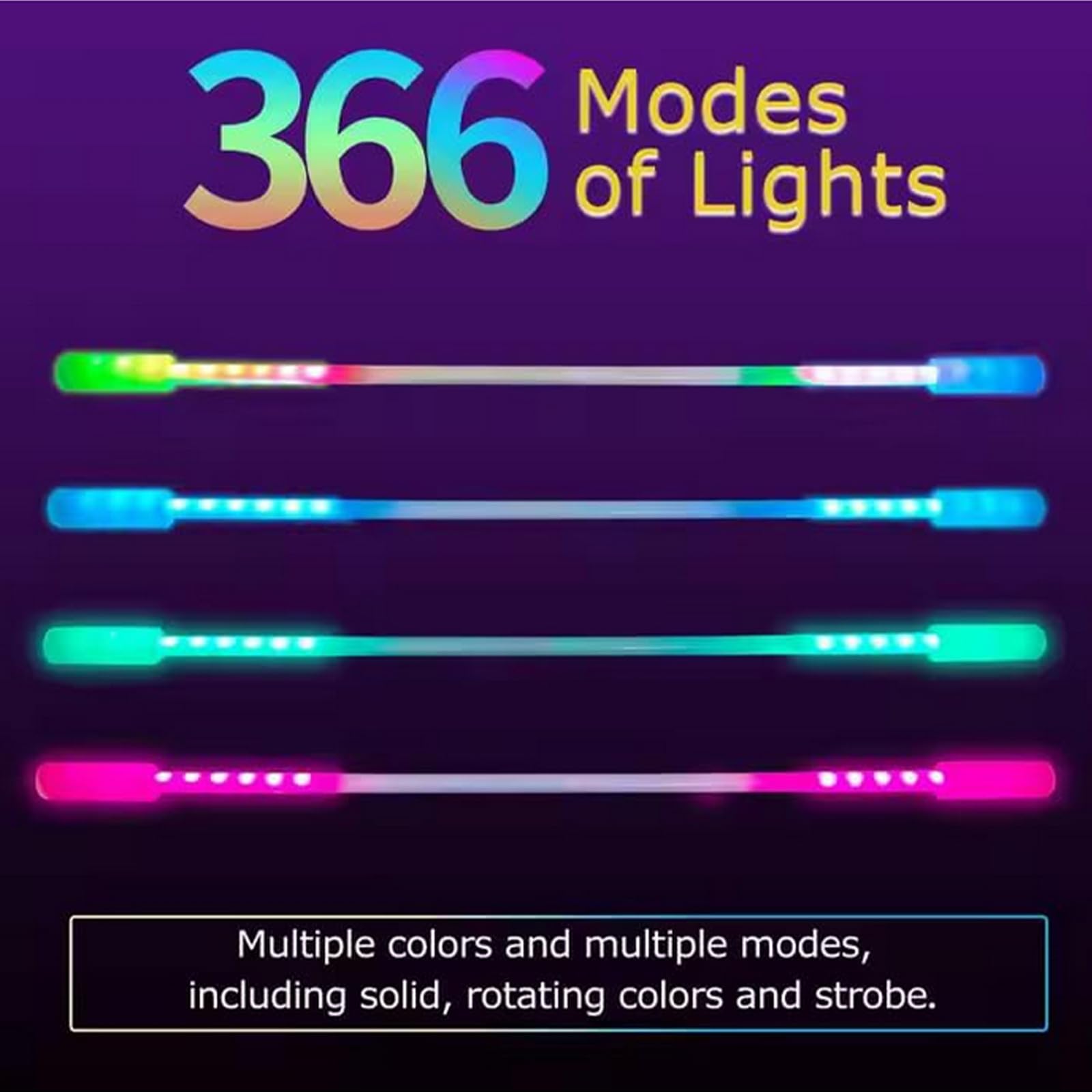 Poi LED Staff, longitud 47.51 pulgadas, impresionante luz – Glow Staff Spinning Fun con control remoto, ideal tanto para principiantes como para artistas profesionales