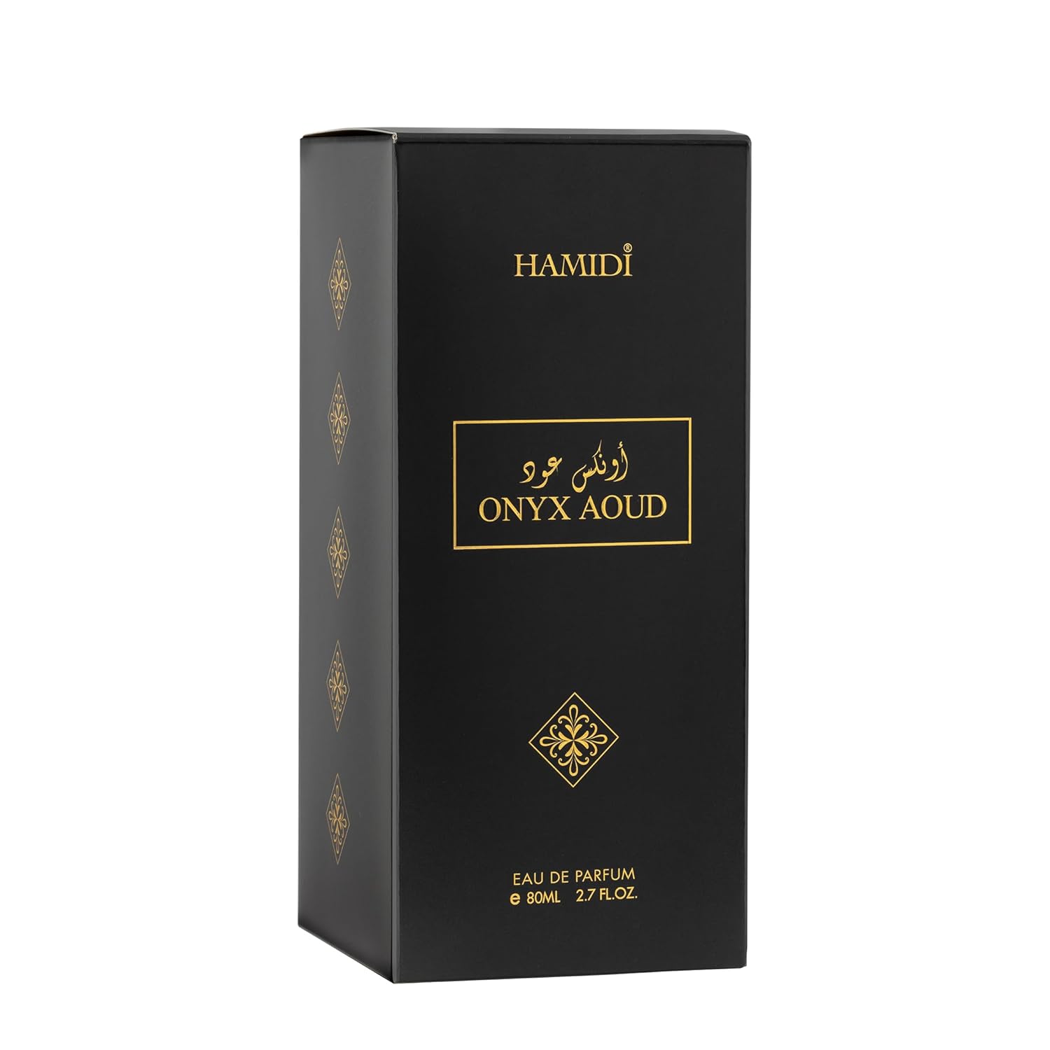 Hamidi H Mens Onyx Aoud Eau de Parfum – Luxury Long-Lasting Arabian Fragrance for Him – Woody & Floral Scent – 2.70 Oz Perfume Spray - Image 4