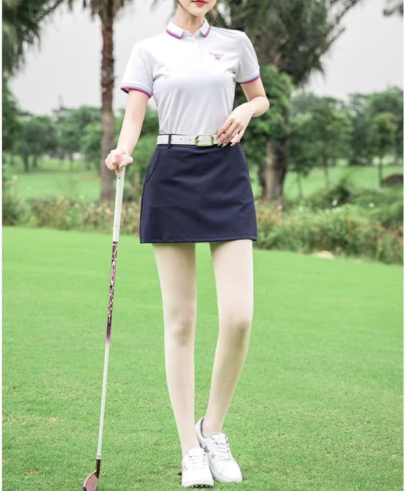 TheFancyPumpkin Women's Cool Ice Silk UV Protection Golf Pants Sport Leggings - Image 2