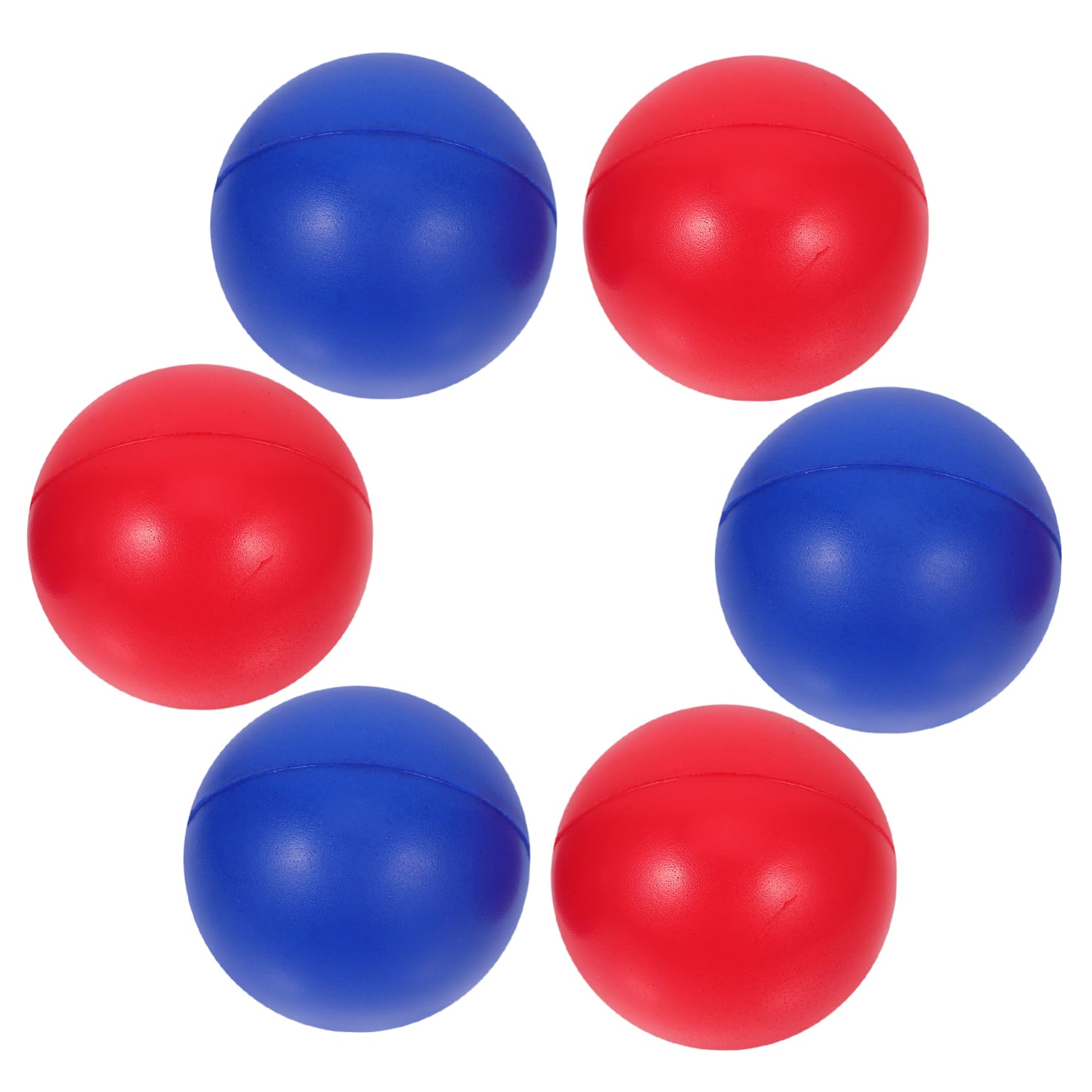 VANZACK 1set Beach Paddle Ball Replacement Pu Beach Balls for Outdoor Activities Impact Resistant Design for Beginners and Training Games 6pcs