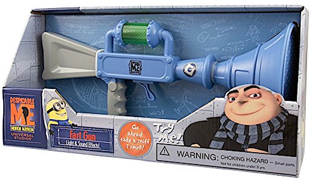 Despicable Me Fart Blaster A Despicable Minion Gadget, Fart Gun Light