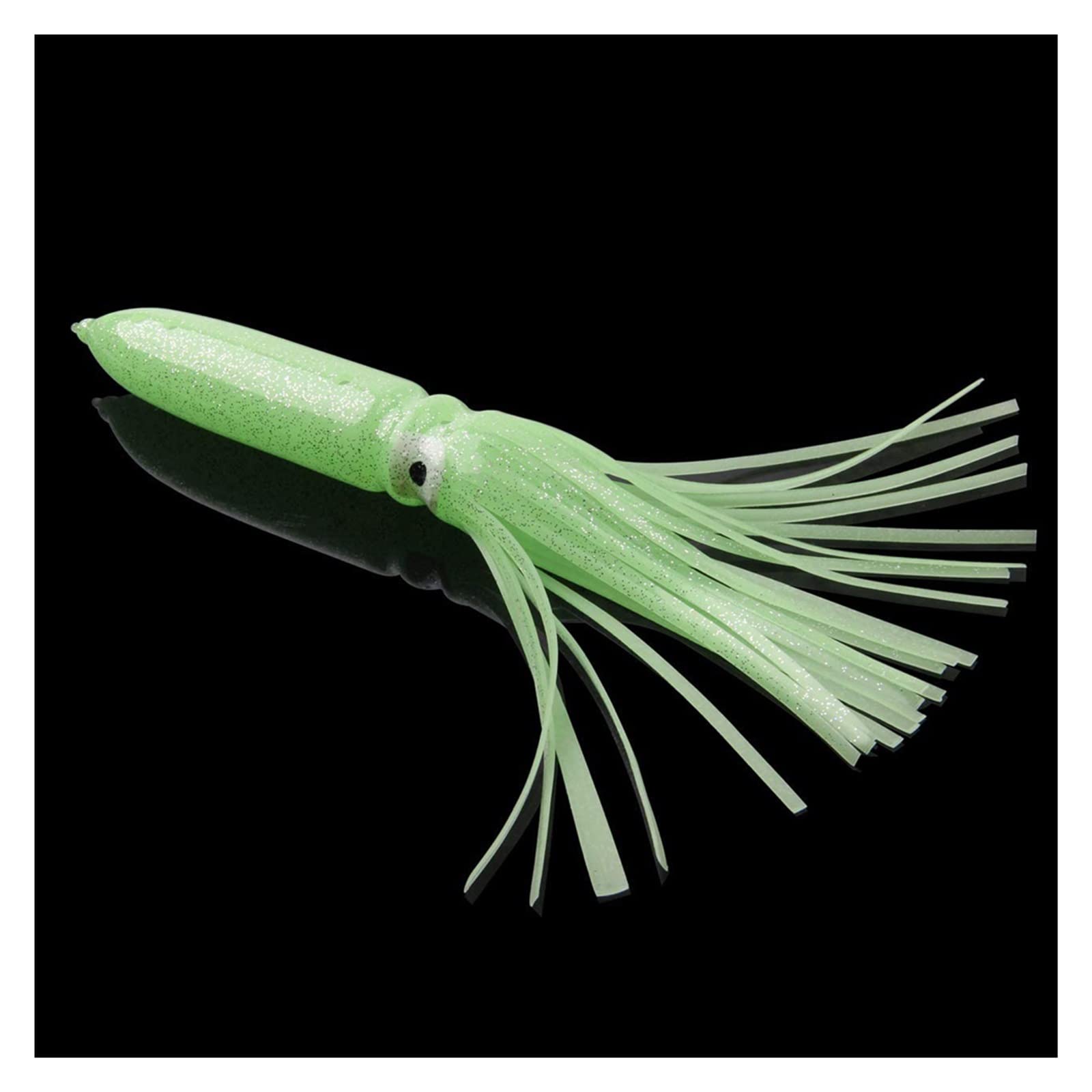 INEOUT 5Pcs 30cm 56g Calamari Gonne Esche da Pesca Jig Octopus Glow Plastica Morbida Esche da Pesca Traina Attrezzatura da Pesca in Mare