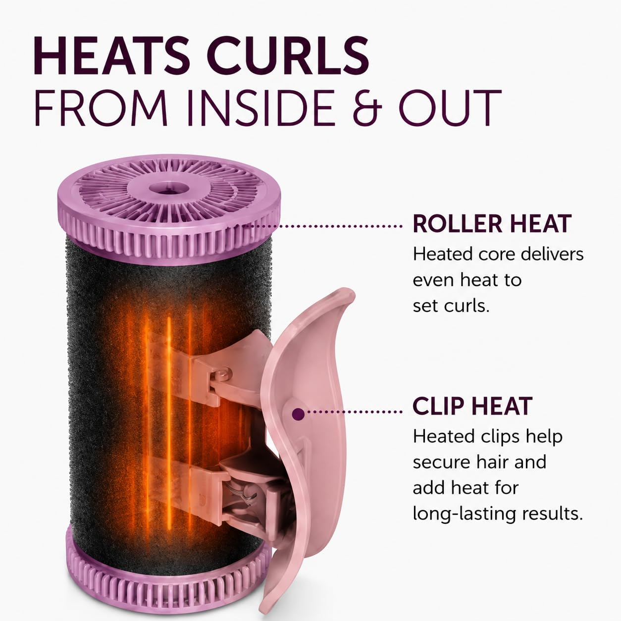 Remington Pro Hair Setter with Thermaluxe Advanced Thermal Technology, Rose, 1 Count | Ideal para todo tipo de cabello, crea rizos de larga duración, cuenta con tecnología térmica avanzada, incluye clips