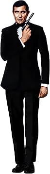 George LAZENBY James 007 ON HER MAJESTYS Secret Service LIFESIZE Cardboard Standup Standee Cutout Poster Figure Display Prop