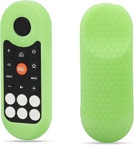 TERPINK 1 Pack Silicone Cover Compatible with Vizio/Onn FHD LED TV Remote XRT281, Remote Control Protective Case Shockproof Anti-Slip (Case Only) (Light Green)
