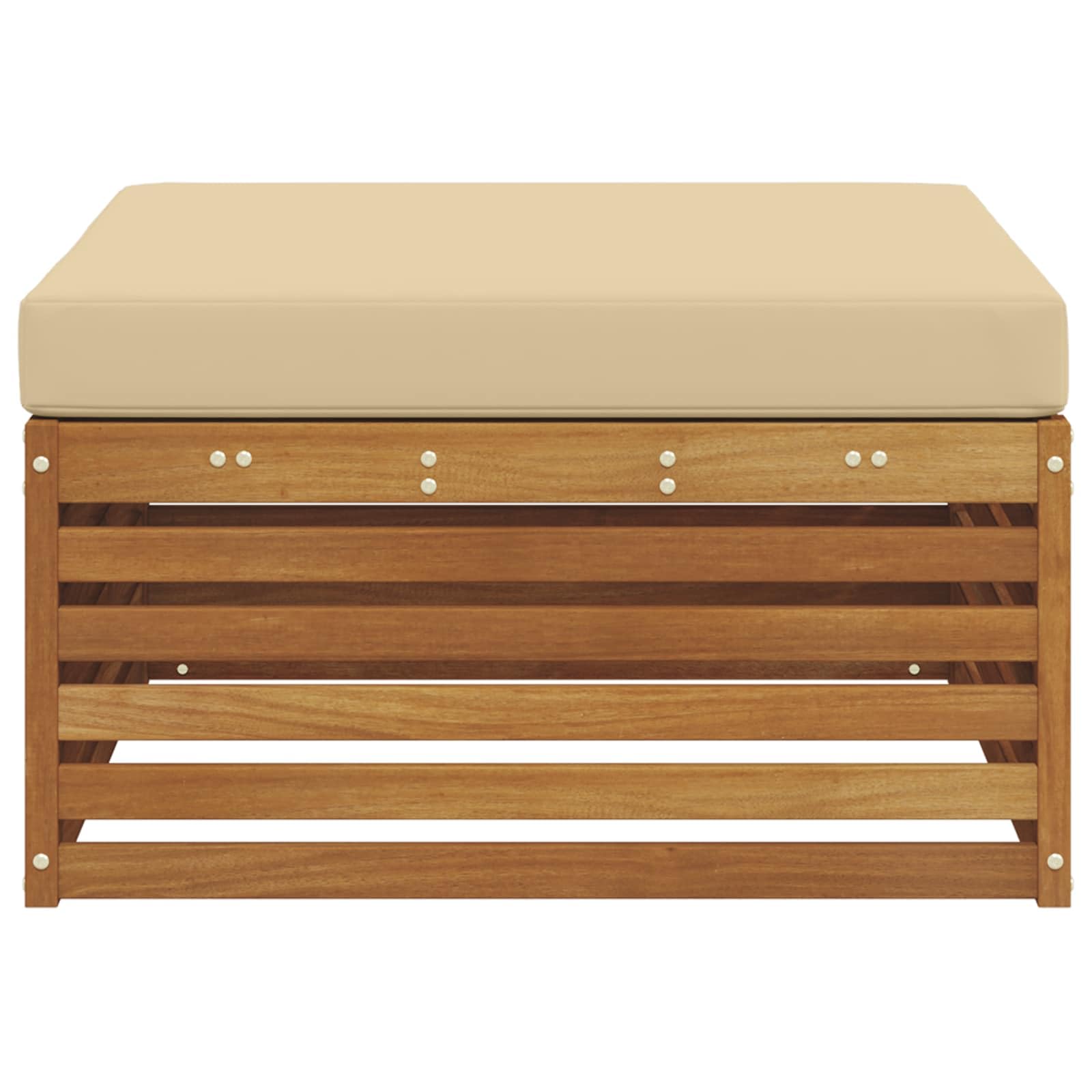Fengshui Taboret do siedzenia na zewnątrz drewno akacja naturalna