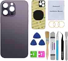 iPhone 14Pro ディープパープル 背面ガラス割れ iPhone14 pro MAX 256gb ディープパープル 画面割れ 背面割れ