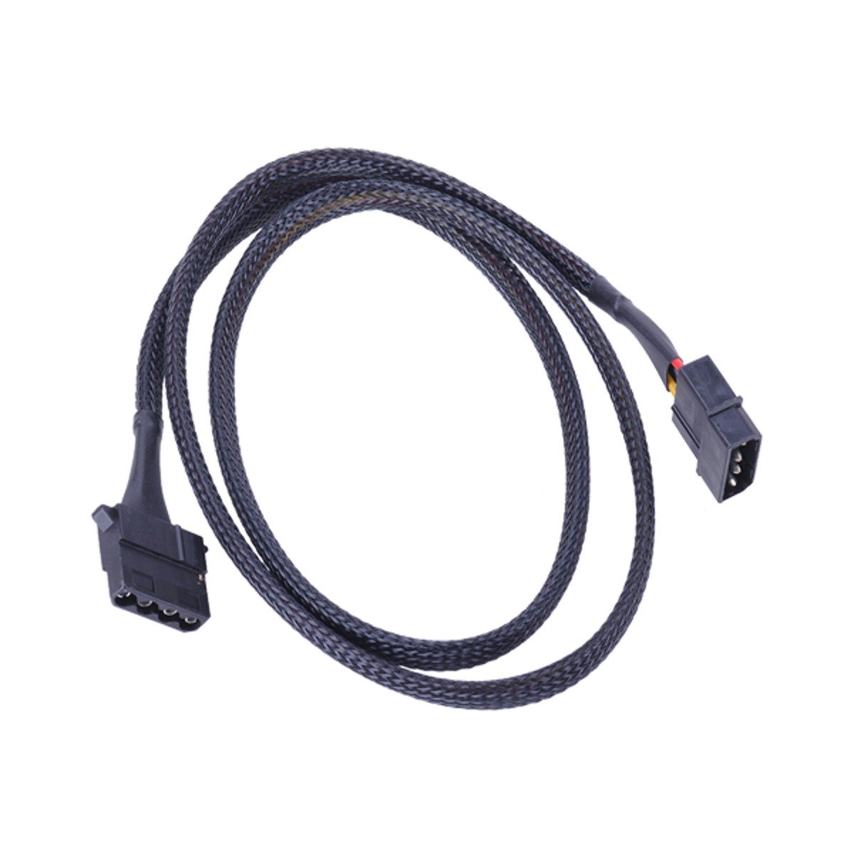 Phobya 4Pin Molex Stromverlängerung 90 cm – Schwarz